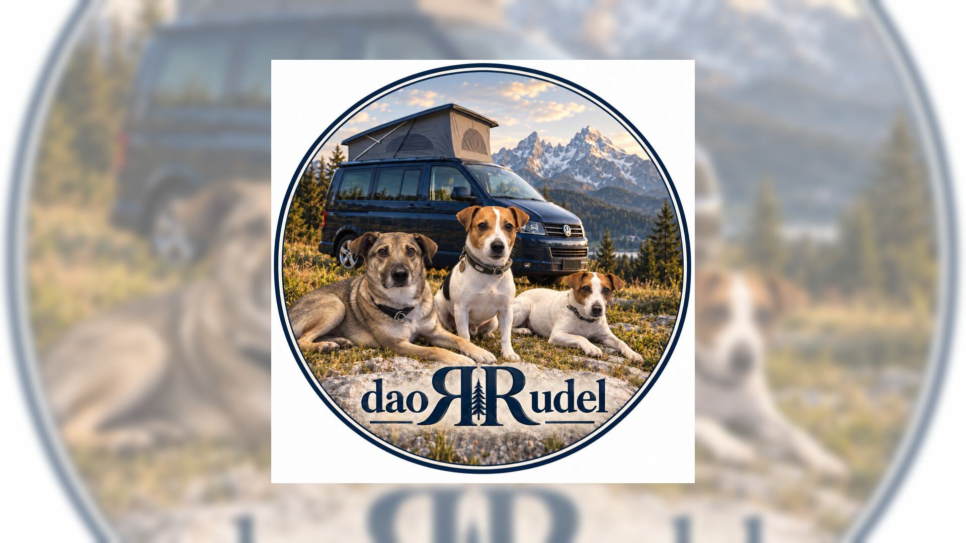Roadrudel-Marketingmotiv mit Busti, Wally, Buddy und Haven